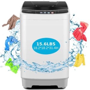Portable Washing Machine with Drain Pump, Full-Automatic