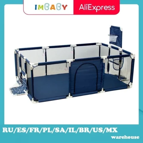 Rectangle Baby Playpen For Children Indoor Infant Safety Toy Fence Kids Playground Park for 6~36 months Old Kid Ball Pit Playpen - Image 2