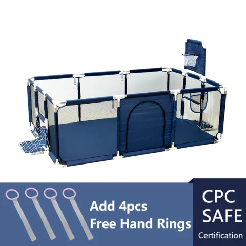 Rectangle Baby Playpen For Children Indoor Infant Safety Toy Fence Kids Playground Park for 6~36 months Old Kid Ball Pit Playpen - Image 5