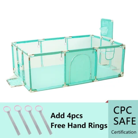 Rectangle Baby Playpen For Children Indoor Infant Safety Toy Fence Kids Playground Park for 6~36 months Old Kid Ball Pit Playpen - Image 6