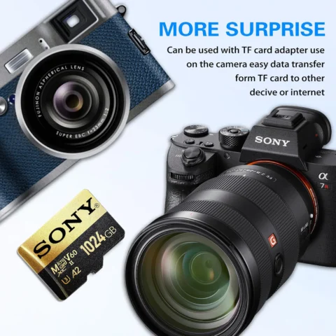 SONY Micro TF SD Card Extreme SD Memory Card 256GB 128GB 512GB Micro 1TB SD C10 TF Flash Card for Xiaomi Phone Camera table PC - Image 5