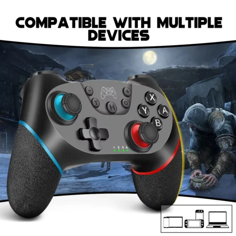 Bluetooth Wireless Controller For Switch Gamepad Controle Compatible With Pc Joystick With 6-Axis/Turbo/Ergonomic Function