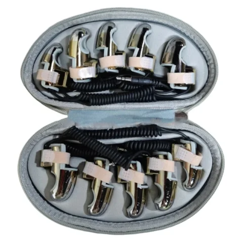 Portable Golden finger body massager for facial stretching, RF EMS micro-current therapy, meridian dredging 2024 - Image 4