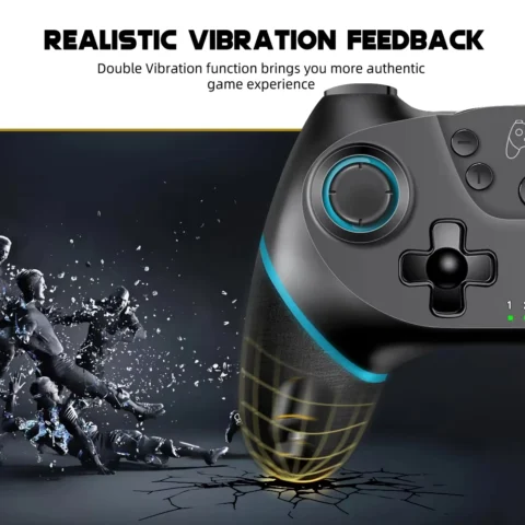 Bluetooth Wireless Controller For Switch Gamepad Controle Compatible With Pc Joystick With 6-Axis/Turbo/Ergonomic Function - Image 6