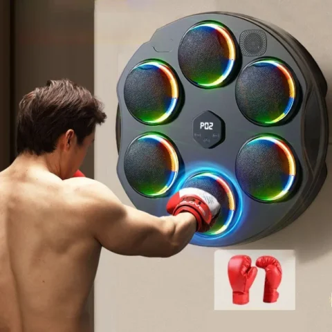 Smart Music Boxing Training Machine Exercise Musical Wall Boxing Machine Punching Bag Training Equipment Sports Entertainment
