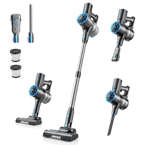 TASVAC N9 Cordless Vacuum Cleaner for Home, 8 in 1 Lightweight Stick Vacuum with LED Display - Image 2
