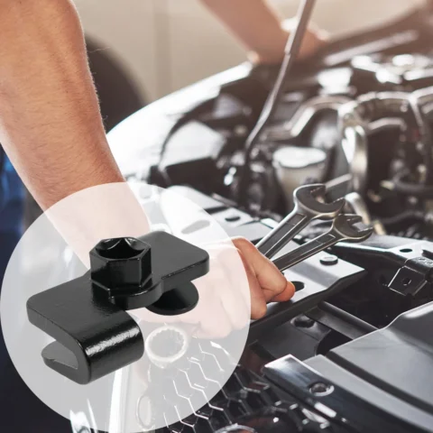 Universal Wrench Extender Adaptor for 1/2 Inch & 21mm Hex Drivers Carbon Steel Wrench Extension Mechanic Torque Multiplier Tool - Image 3