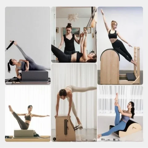 Yoga Pilates 3-in-1 Equipment Exercise Stretch Fitness Reformer Equipment Pilates Reformer Core Bed Only Supports Wholesale - Image 2