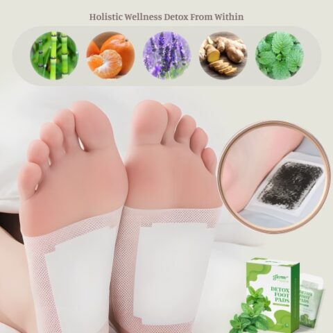 Gloww Health Detox Warming Foot Pads - Lavender - Soothing And Relaxing - Image 2