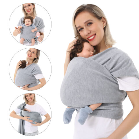 Baby Carrier Front Wrap Scarf Baby Carrier Bag Multi-functional Baby Carrier Front And Back Dual - Image 4