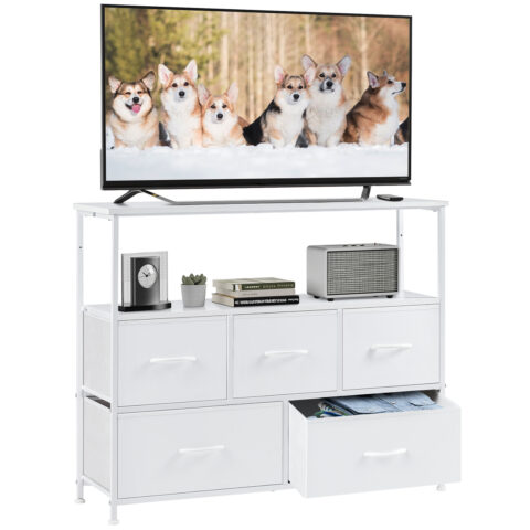 Tall Dressing Table Cloth Storage Tower - Image 3