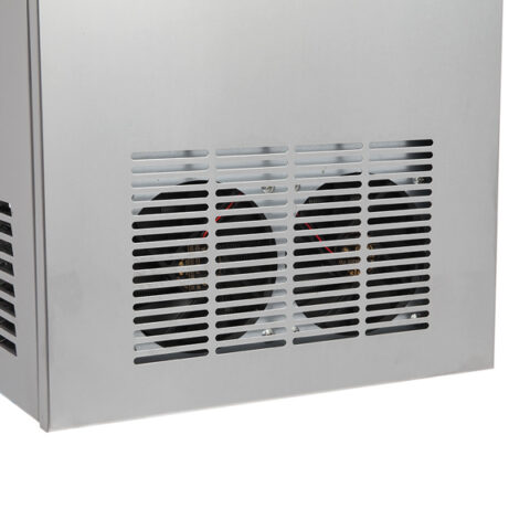 US Standard Ice Maker Silver Stainless Steel Transparent Frosted Lid - Image 3
