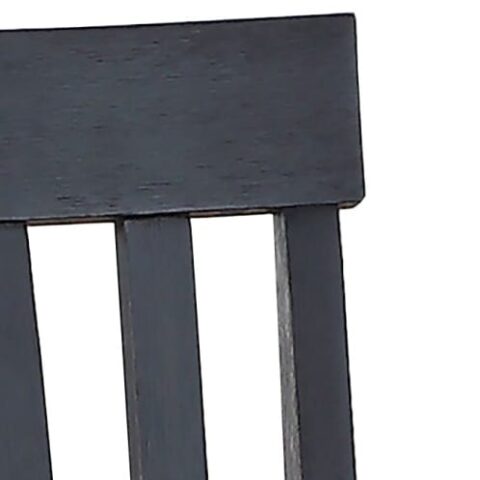 Farmhouse 5pc Dining Set Two-Tone Finish, Cottage Style Table, Schoolhouse Chairs - Image 3