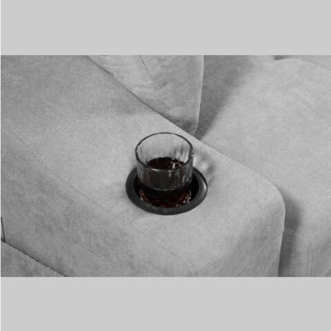 Convertible Sectional Sofa With Armrest Storage - Image 3