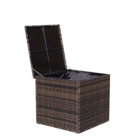 Wicker Patio Furniture Storage Box - Image 9