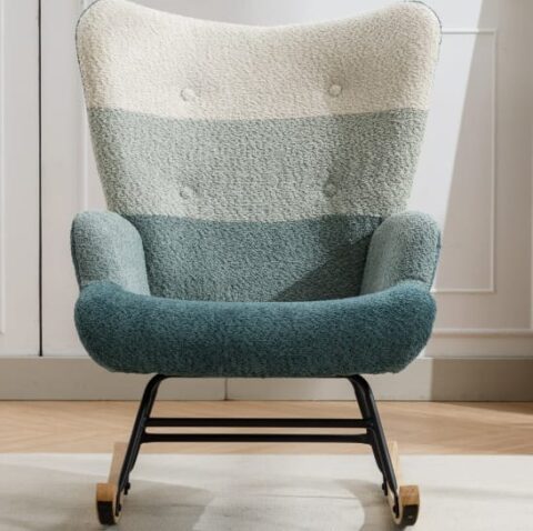 Modern Patchwork Upholstery Chairs - Image 2