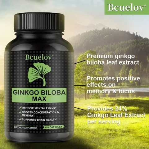 Ginkgo Biloba Extract, Brain Booster, Enhances Attention and Memory, Improves Mental Concentration - Image 5