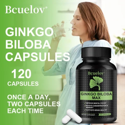 Ginkgo Biloba Extract, Brain Booster, Enhances Attention and Memory, Improves Mental Concentration - Image 6