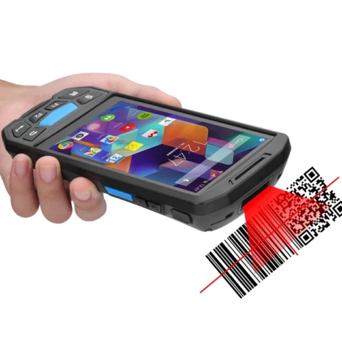 Android 13 4G Rugged Wireless Handheld PDA 1D 2D Qr Barcode Scanner LF 125K 134.2K Inventory Mobile Data Terminal Fingerprint 3