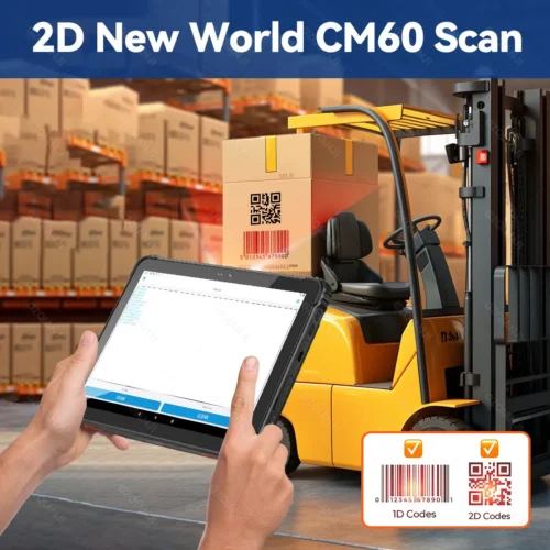 10.01 inch Android 12 Industrial Tablet PDA with 1D 2D Barcode Scanner Reader Rugged Android Wifi Model 5G Network IP67 Device 3