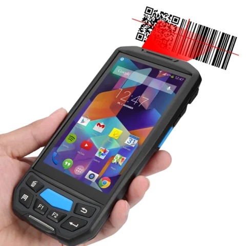 Android 13 4G Rugged Wireless Handheld PDA 1D 2D Qr Barcode Scanner LF 125K 134.2K Inventory Mobile Data Terminal Fingerprint 2