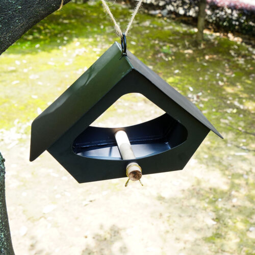 European-style Simple Iron Bird Food Anti-rain Outdoor Courtyard Decoration Bird Nest - Image 6