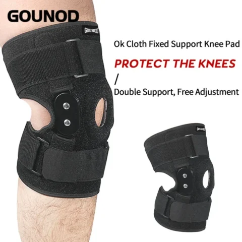 1PC/2PC GOUNOD Adjustable Hinged Knee Brace Knee Joint Support Meniscus Wrap Relieve Knee Fatigue - Image 4