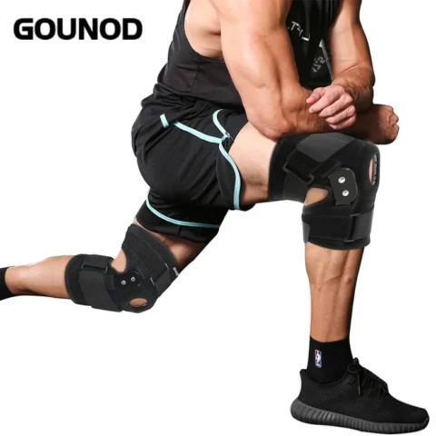 1PC/2PC GOUNOD Adjustable Hinged Knee Brace Knee Joint Support Meniscus Wrap Relieve Knee Fatigue