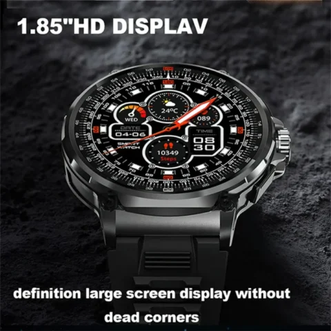 2024 New 1.85 Inch HD Bluetooth Call Smart Watch Men Sports Fitness Tracker Heart Monitor 710mAh Smartwatch For XIAOMI Android - Image 4