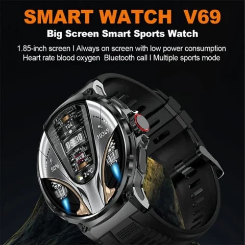 2024 New 1.85 Inch HD Bluetooth Call Smart Watch Men Sports Fitness Tracker Heart Monitor 710mAh Smartwatch For XIAOMI Android - Image 6