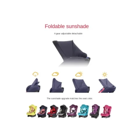 Baby Safety Seat Sunshade Basket Style Sunshade Universal Sunshade With Support Rod Adjustable Baby Car Seat Roof Accessories - Image 3