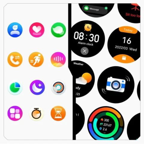 Huawei Xiaomi T8 2025 Smart Watches Original New Products Fitness Bluetooth. - Image 5