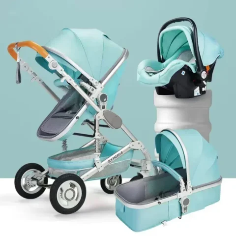Luxury Multifunctional BABY 3 in 1 carriage - Image 2